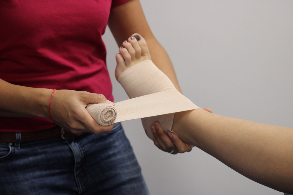 Oedeemtherapie - zwachtelen - Fysio 4 Selwerd - Groningen